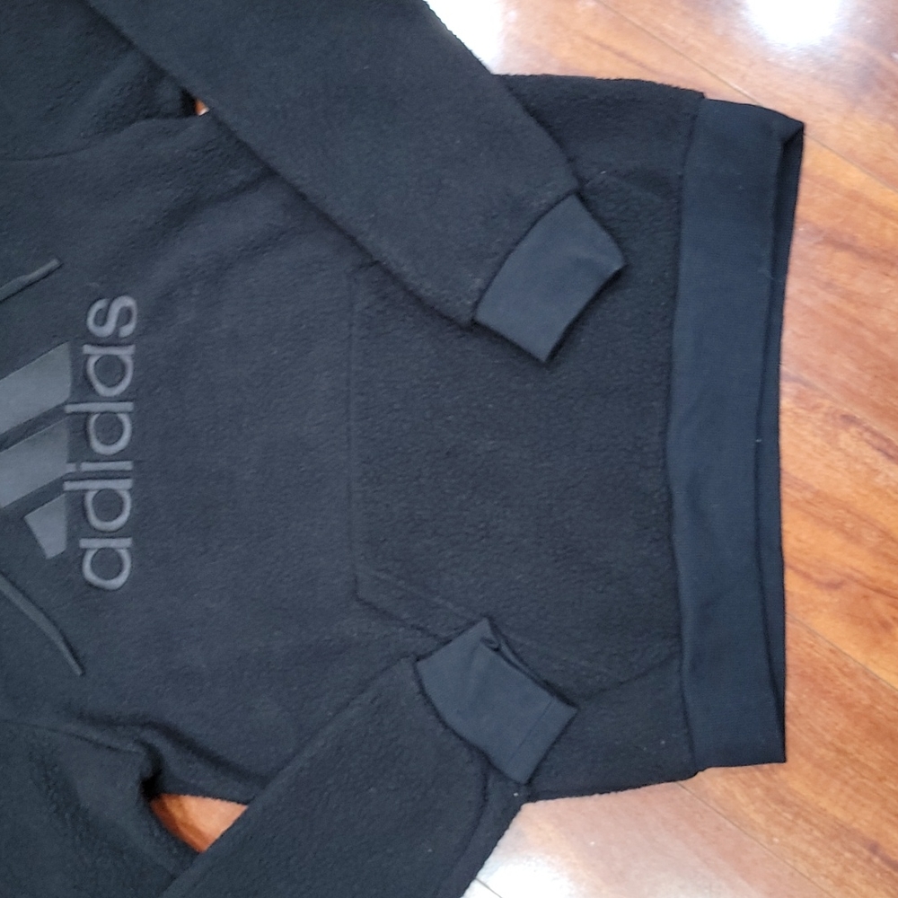 NWT Men's size XS Adidas fleece hoodie - Picture 3 of 8